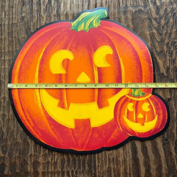 Set of 6 Linens-n-Things Spooky Lantern Pumpkin Jack-o'-lantern Table Placemats - Picture 14 of 14